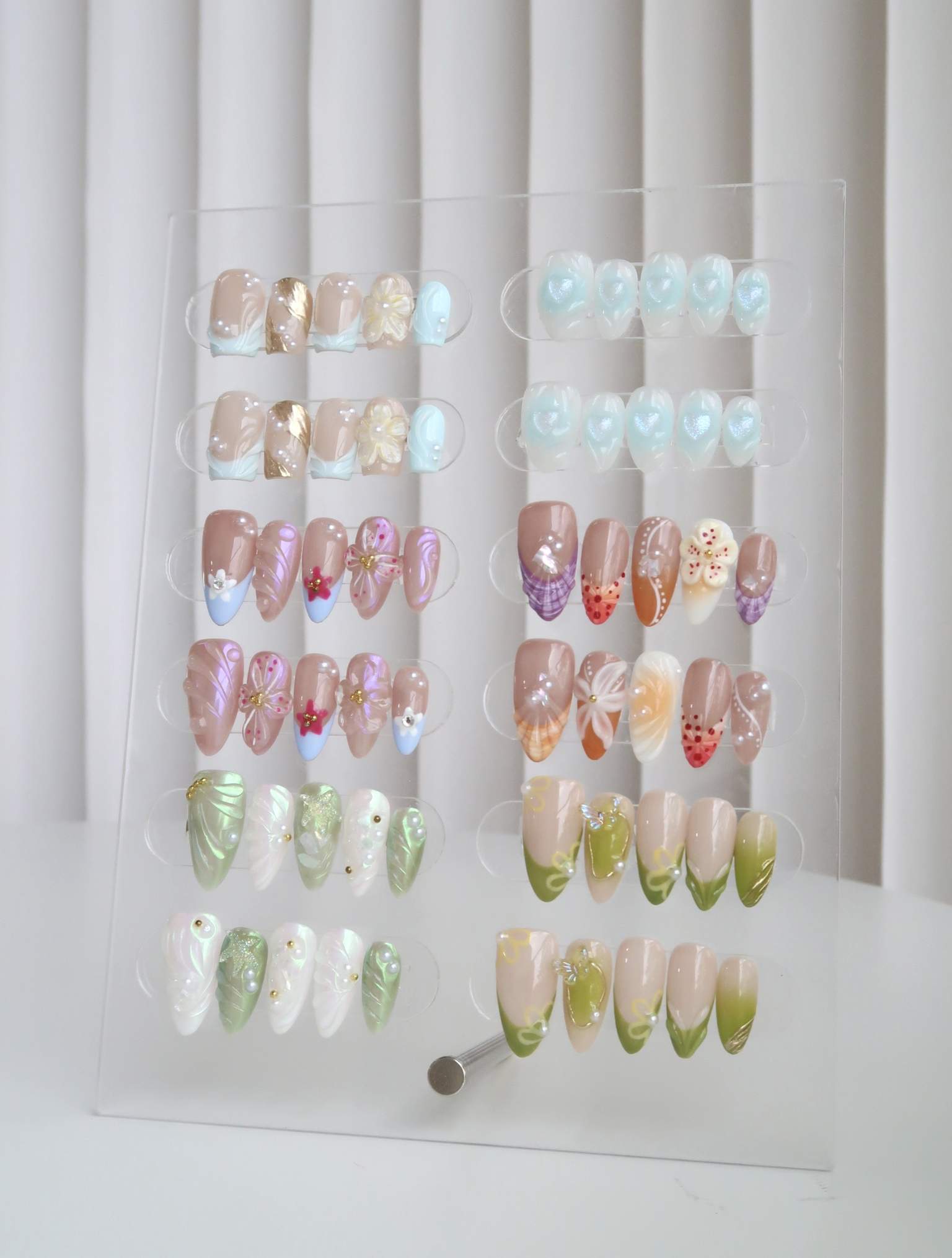 AcrylicStand-ErsaNailsPressOnNails_7 Ersa Nails Display Stand - Image 1