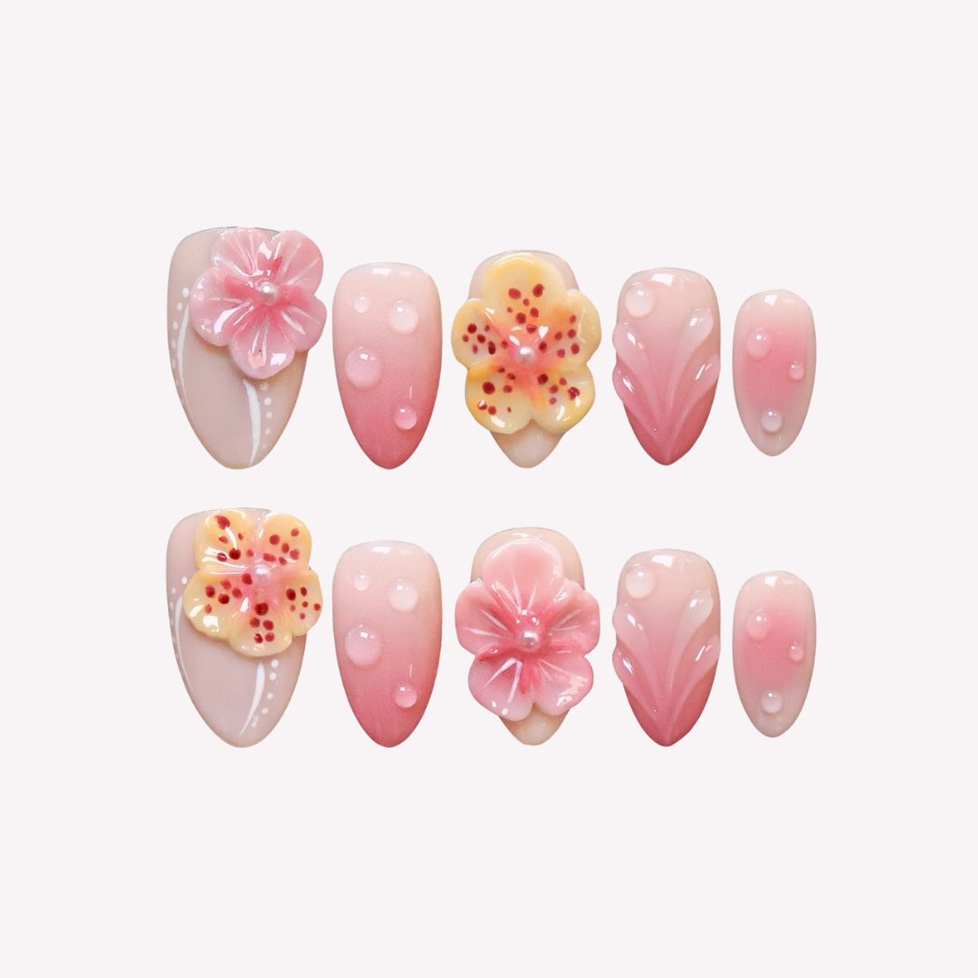 BeachsideFizz-ErsaNailsPressOnNails_0 Beachside Fizz - Image 1