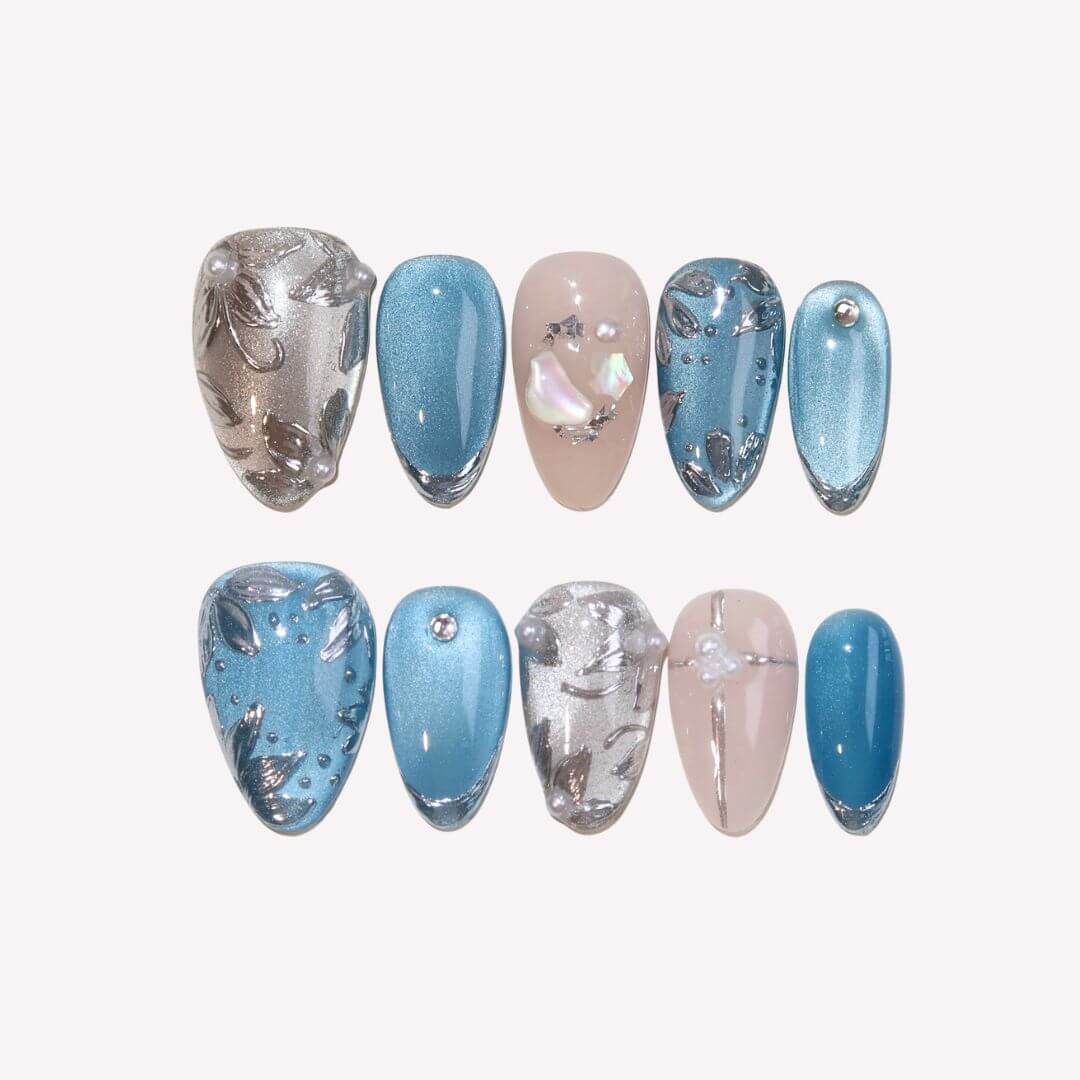BeyondtheSea-ErsaNailsPressOnNails_1 Beyond the Sea - Image 1