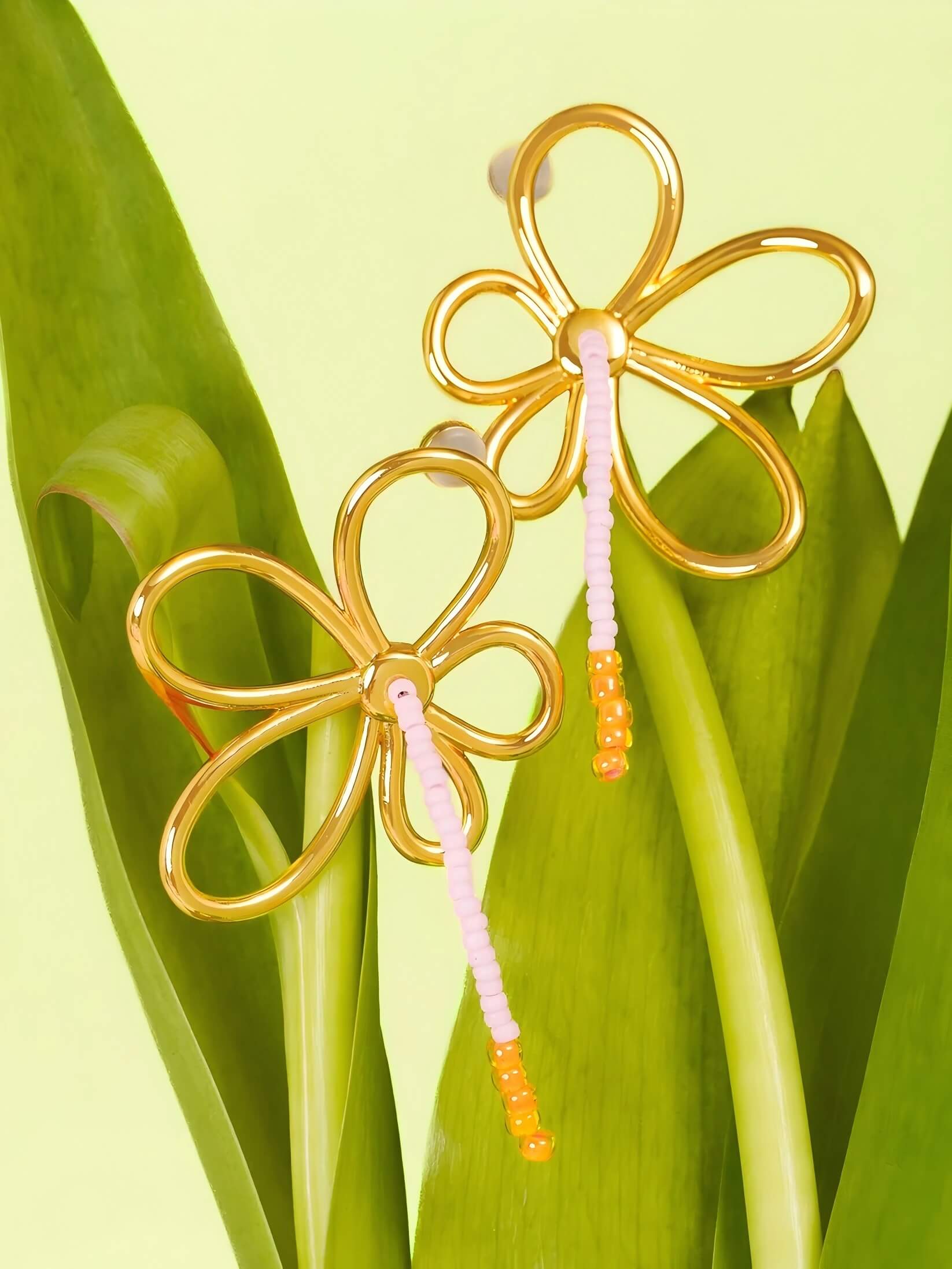 BigBlossomLightweightEarringsWorkPiece_1 Big Blossom Lightweight Earrings - Work Piece - Image 1