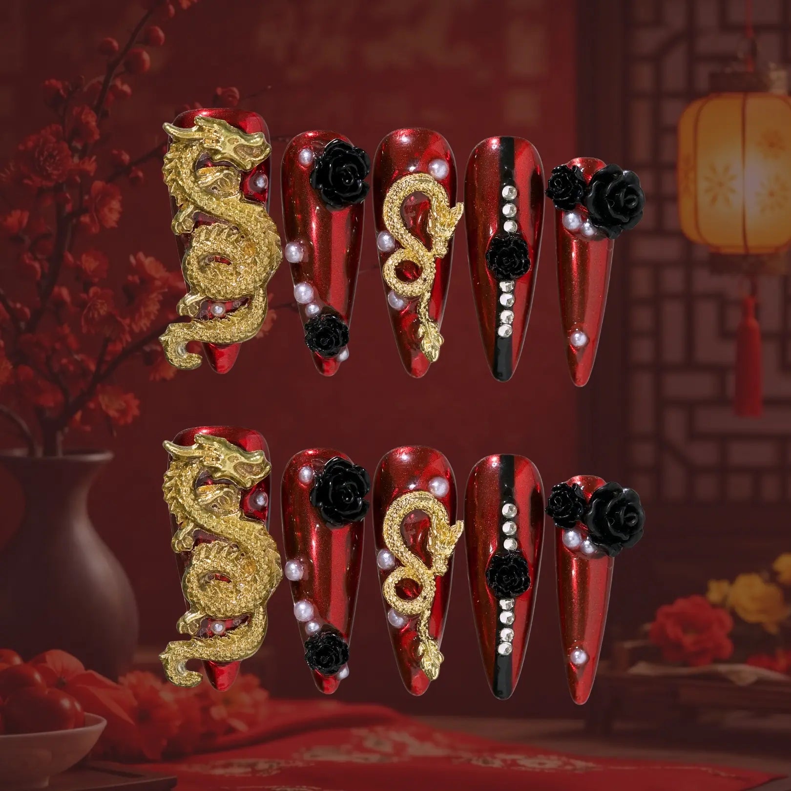 Blaze_Dragon_-_ErsaNails_PressOnNails_1 Blaze Dragon - Image 1