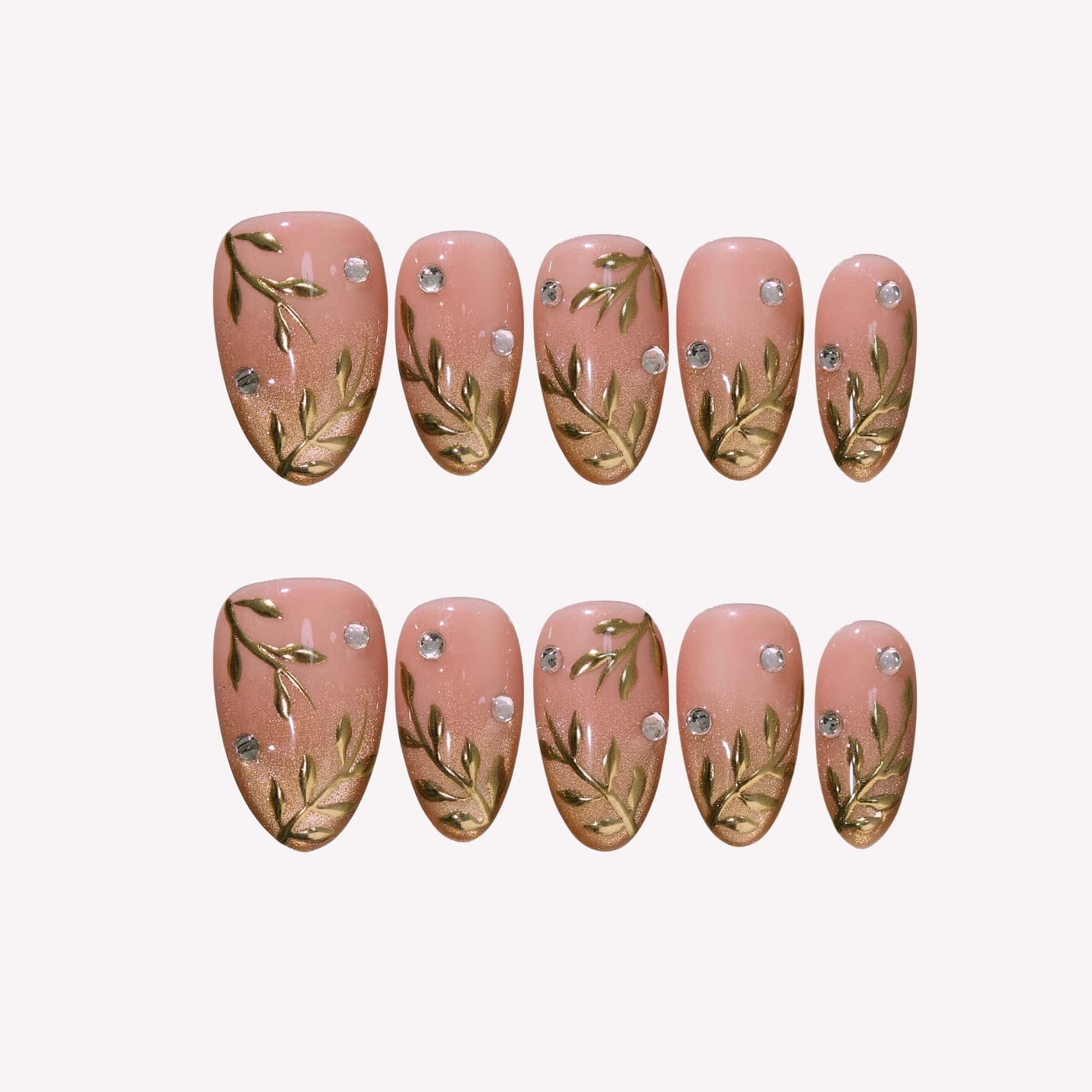 BlissfulRadiance-ErsaNailsPressOnNails_1 Blissful Radiance - Image 1
