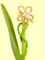 Blossom Beaded Necklace - Work Piece