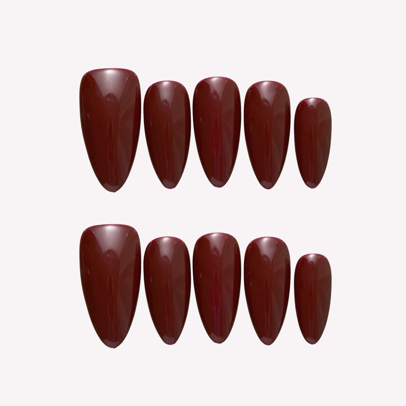 Burgundy-ErsaNailsPressOnNails_1 Burgundy - Image 1