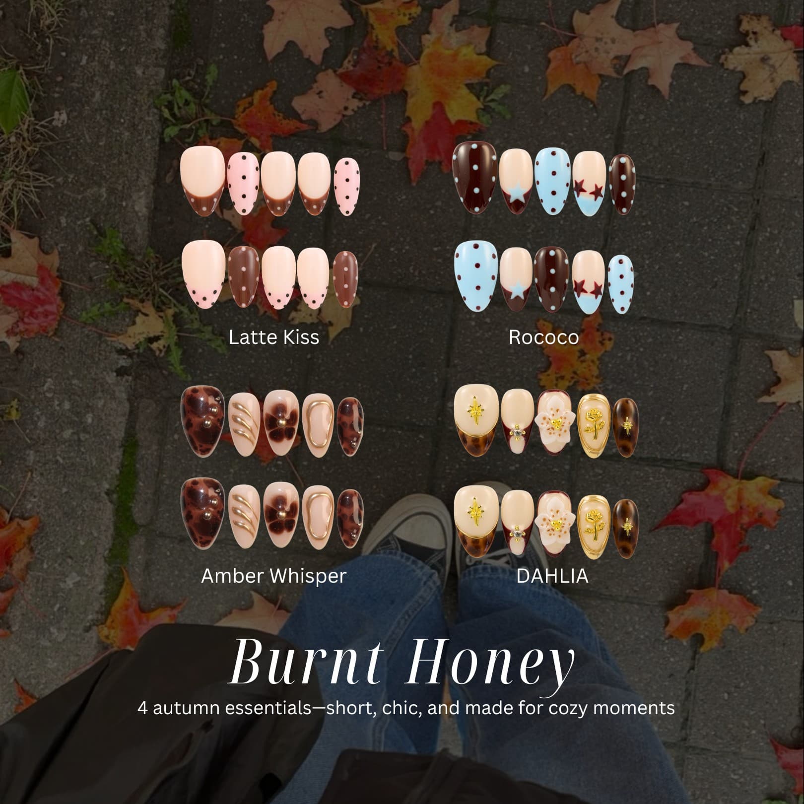 Burnt_Honey_-_ErsaNails_PressOnNails_Bundle_1 Burnt Honey - Image 1