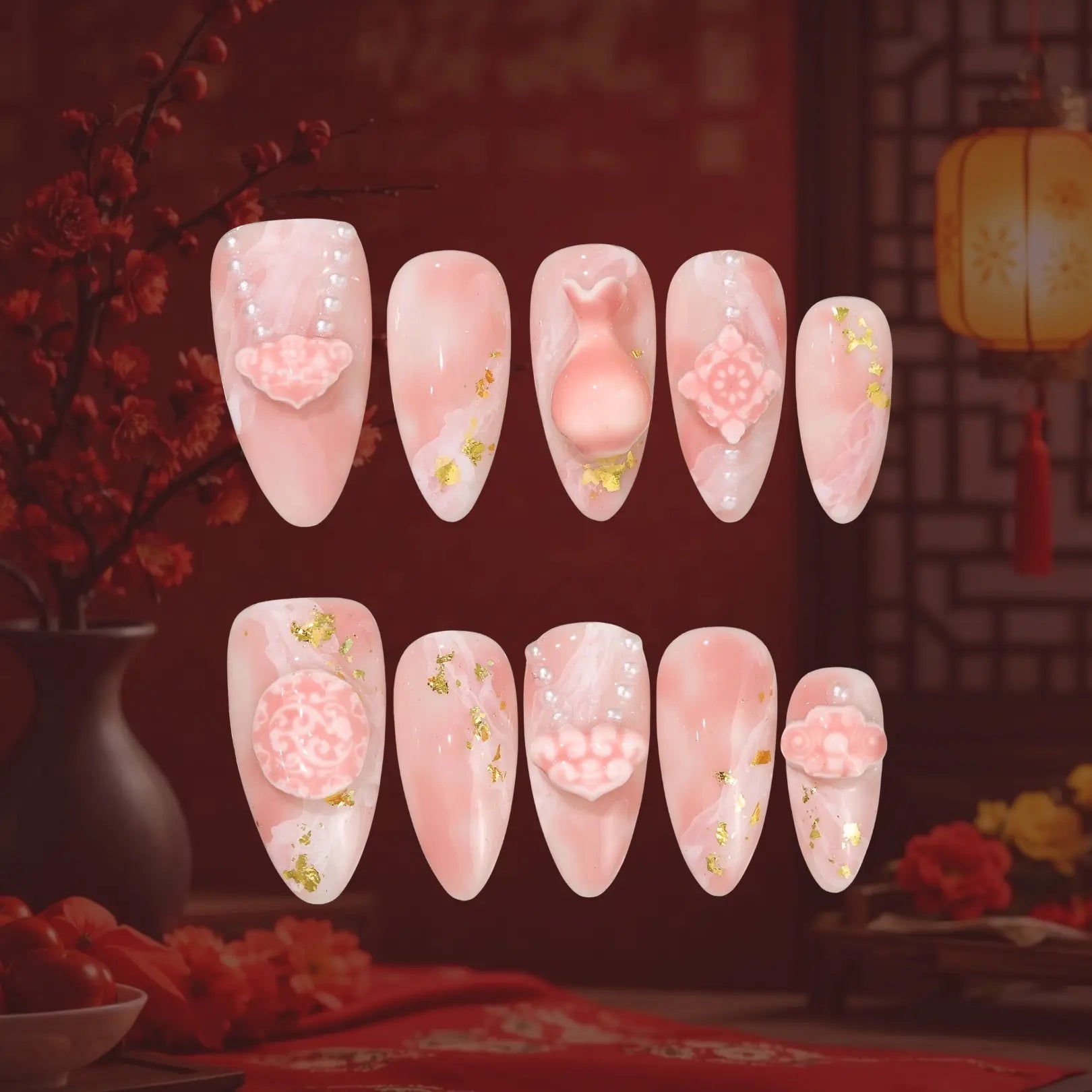 Famille_Rose_-_ErsaNails_PressOnNails_1-1 Famille Rose - Image 1