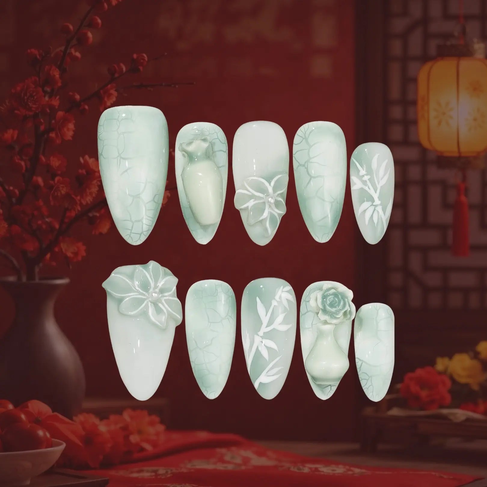 Frosted_Porcelain_-_ErsaNails_PressOnNails_1-1 Frosted Porcelain - Image 1