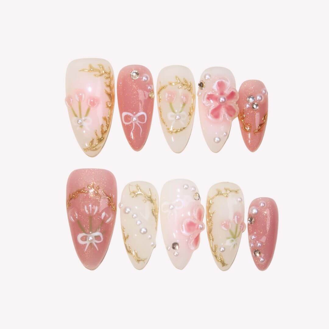 GildedGarden-ErsaNailsPressOnNails_1 Gilded Garden - Image 1