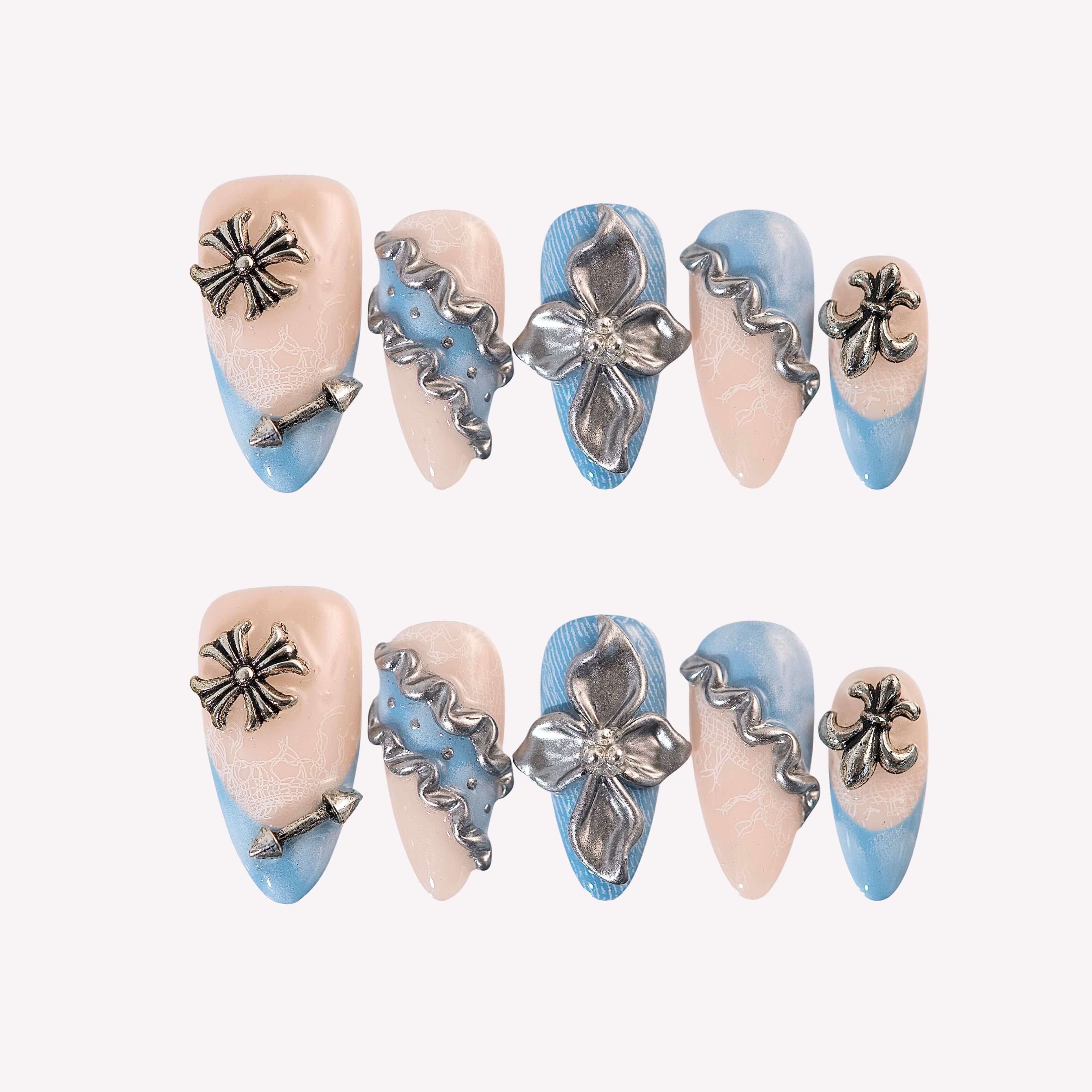 Glitzy-ErsaNailsPressOnNails_1 Glitzy - Image 1