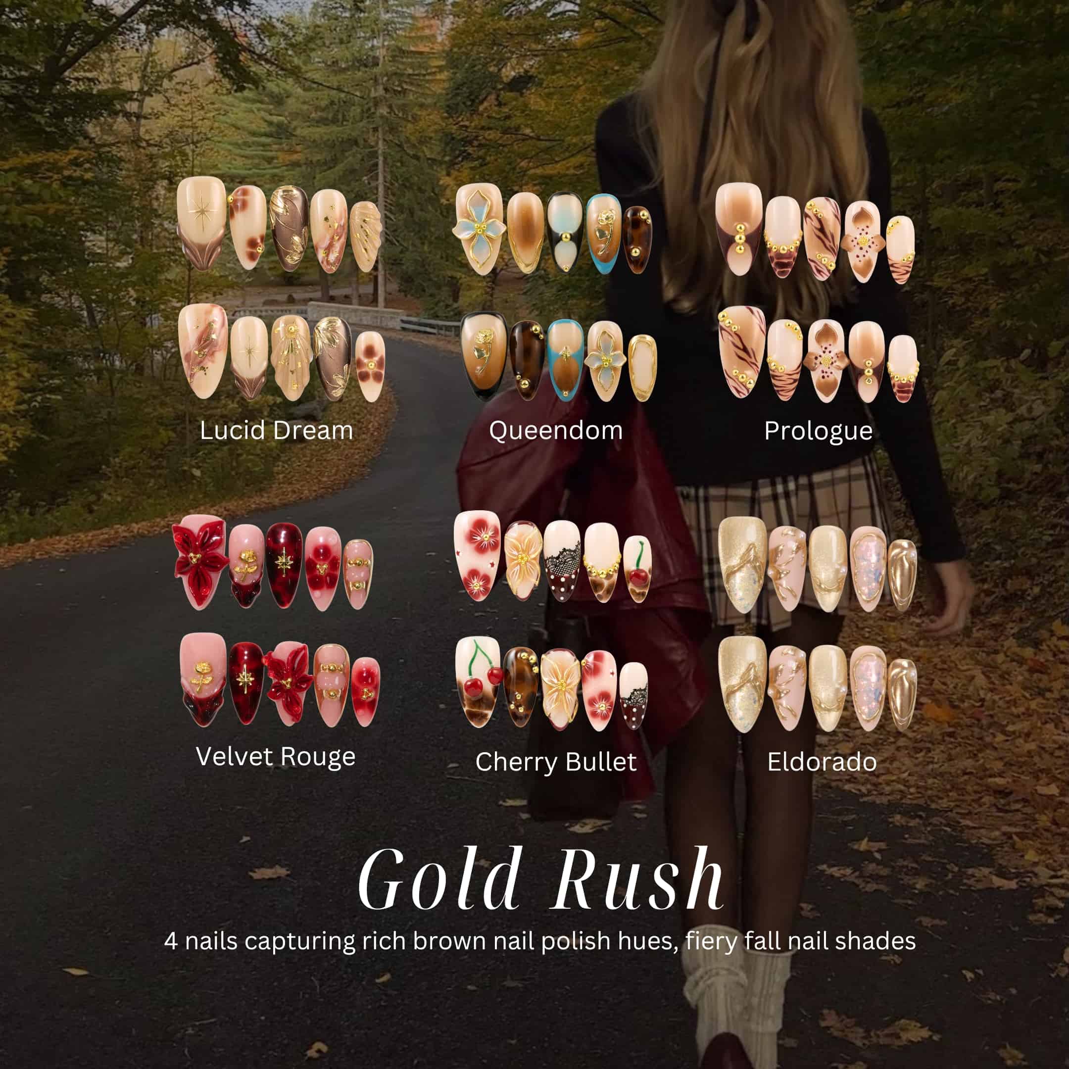 GoldRush-ErsaNailsPressOnNailsBundle_7 Gold Rush - Image 1
