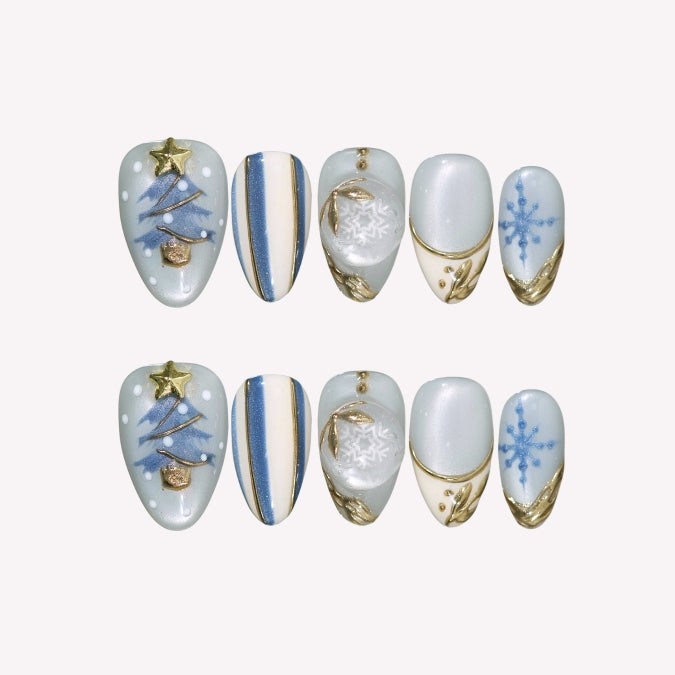 IcySpruce-ErsaNailsPressOnNails Icy Spruce - Image 1