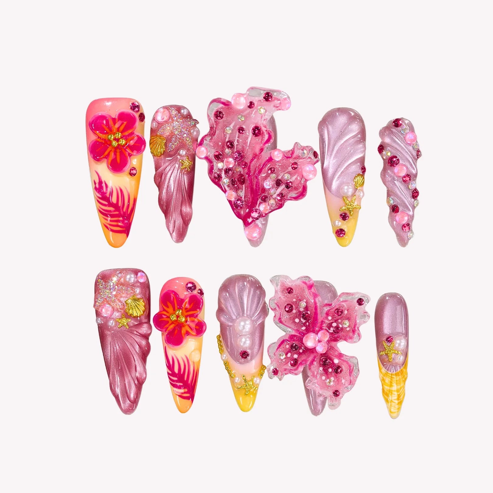 Island_Escape-ErsaNailsPressOnNails_01 Island Escape - Image 1