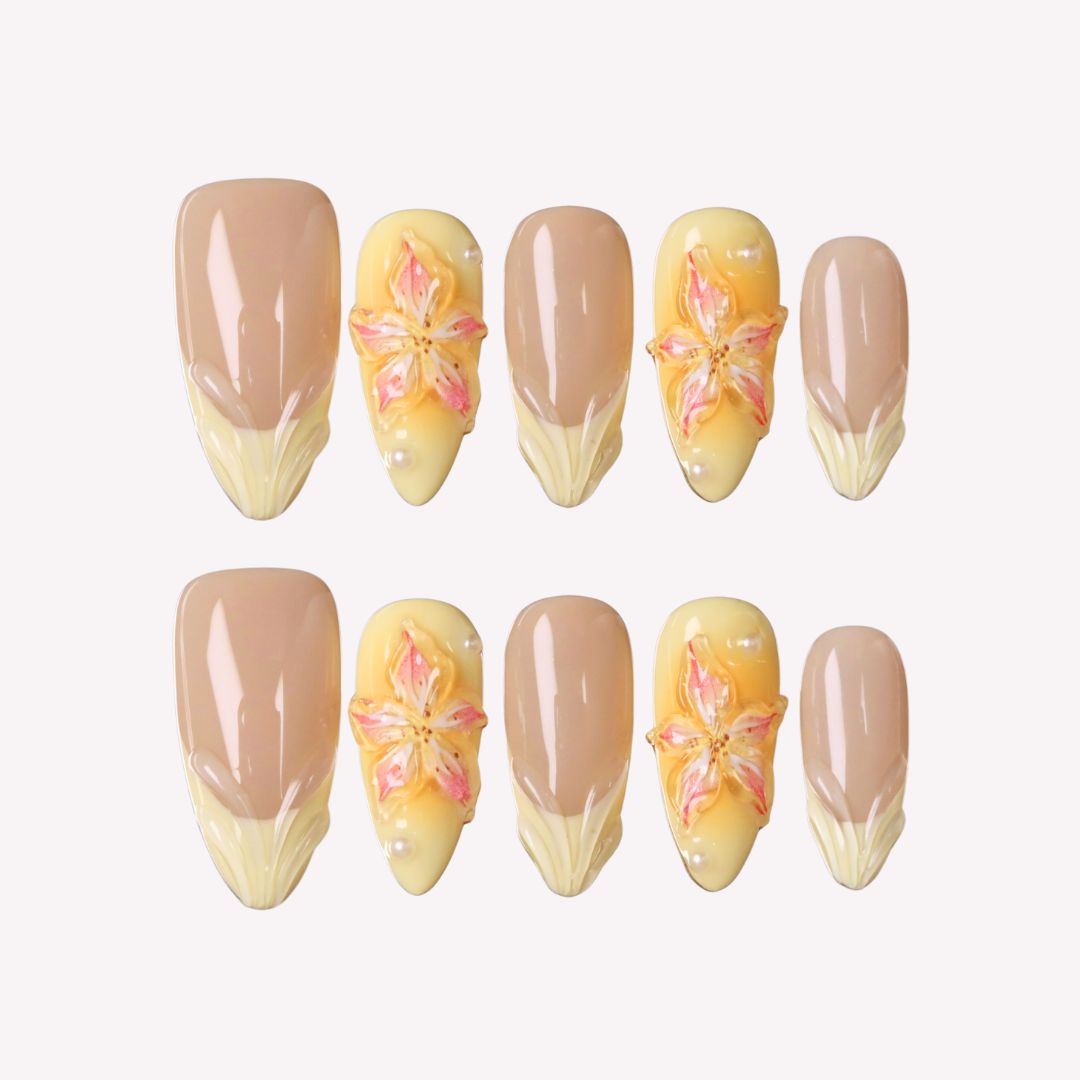 LemonDrop-ErsaNailsPressOnNails_0 Lemon Drop - Image 1