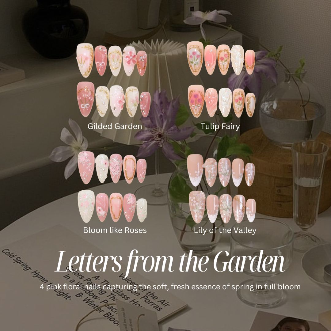 LettersfromtheGarden-ErsaNailsPressOnNailsBundle_1 Letters from the Garden - Image 1