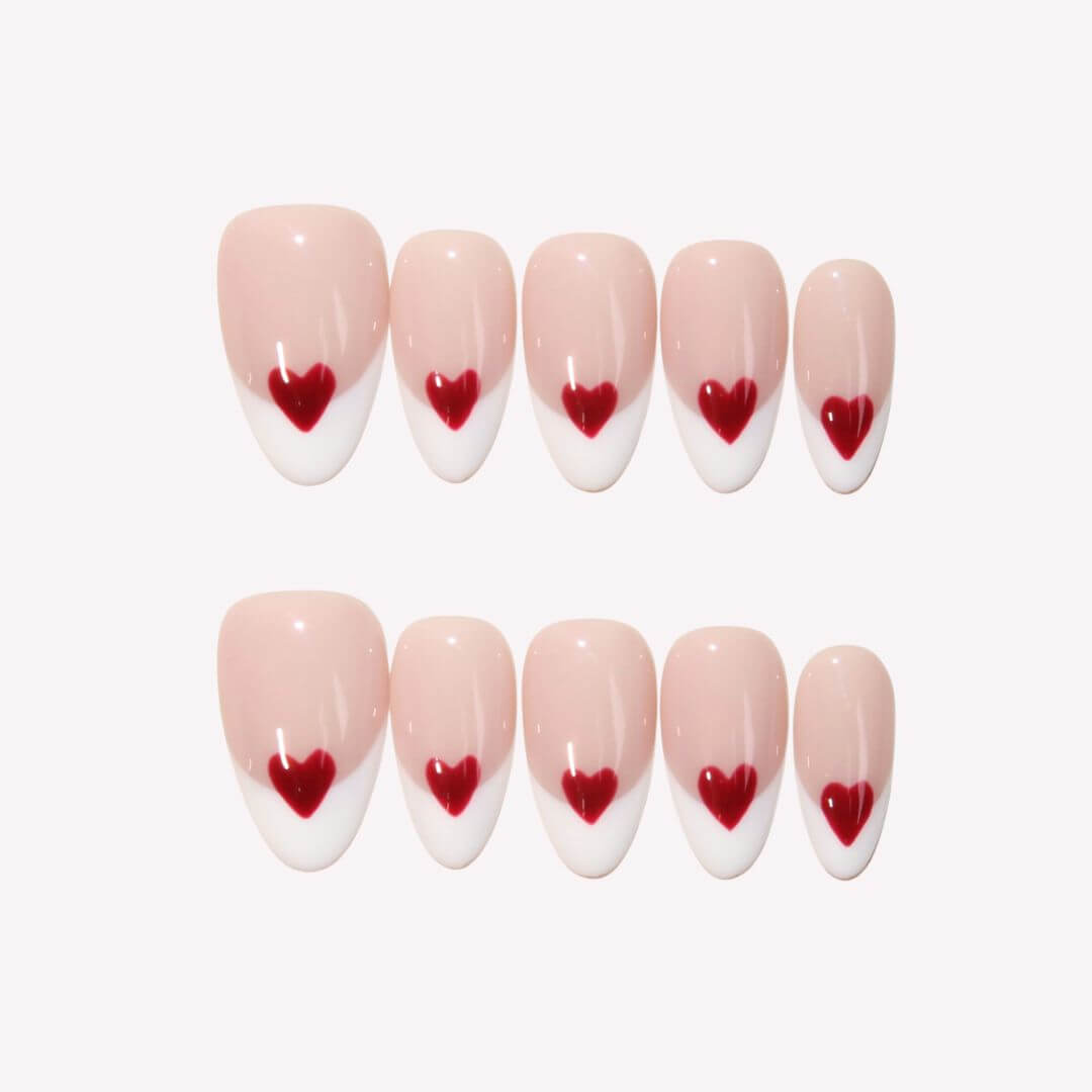 LittleHeart-ErsaNailsPressOnNails_1 Little Heart - Image 1