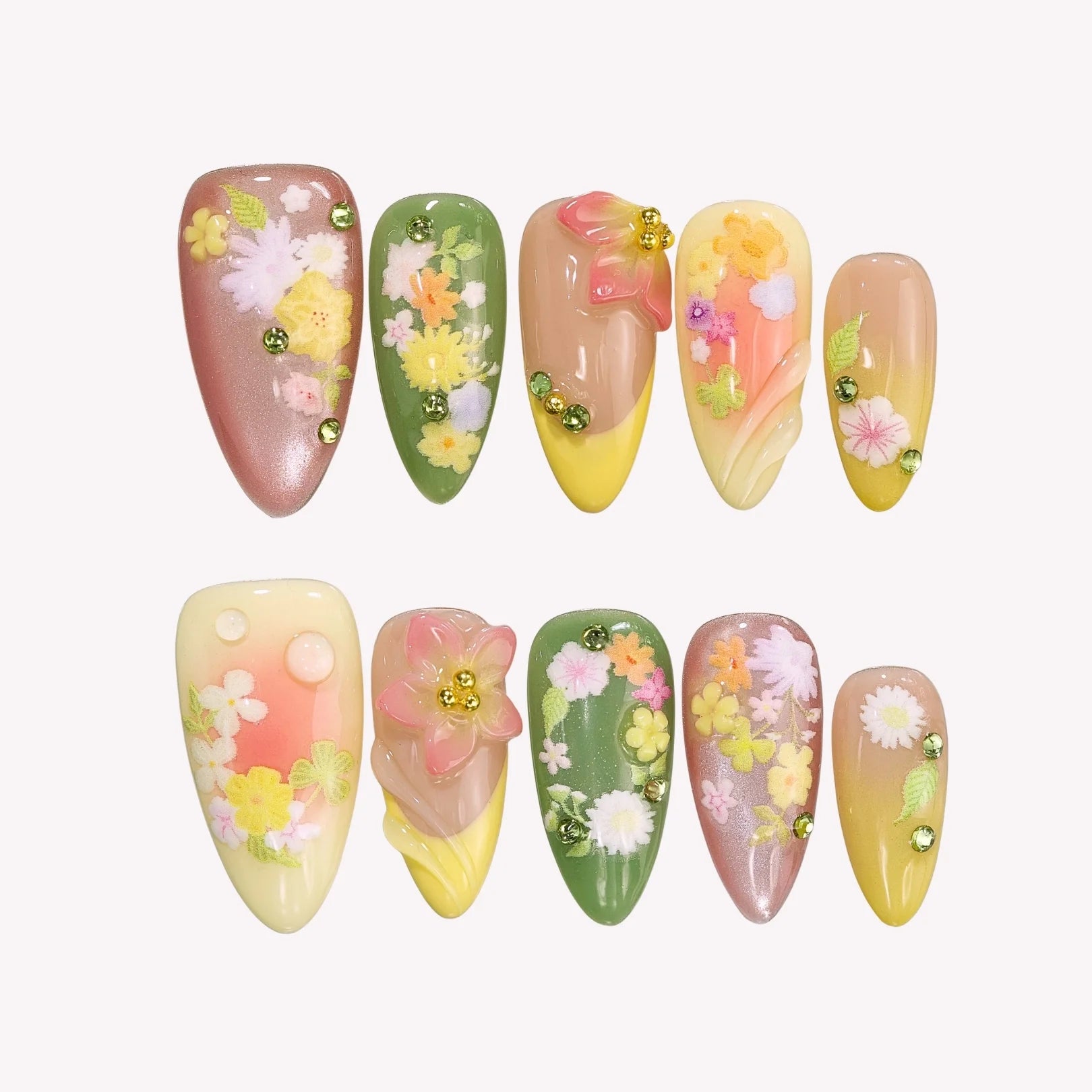 Little_Garden_-_ErsaNails_PressOnNails_1 Little Garden - Image 1