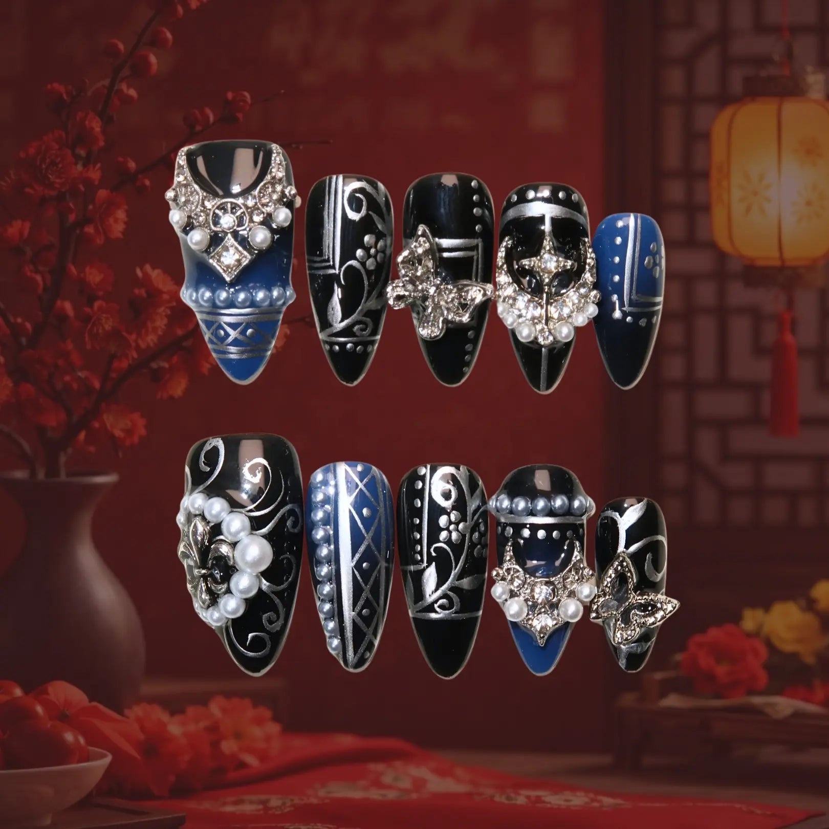 Miaojiang_Girl_-_ErsaNails_PressOnNails_1 Miaojiang Girl - Image 1