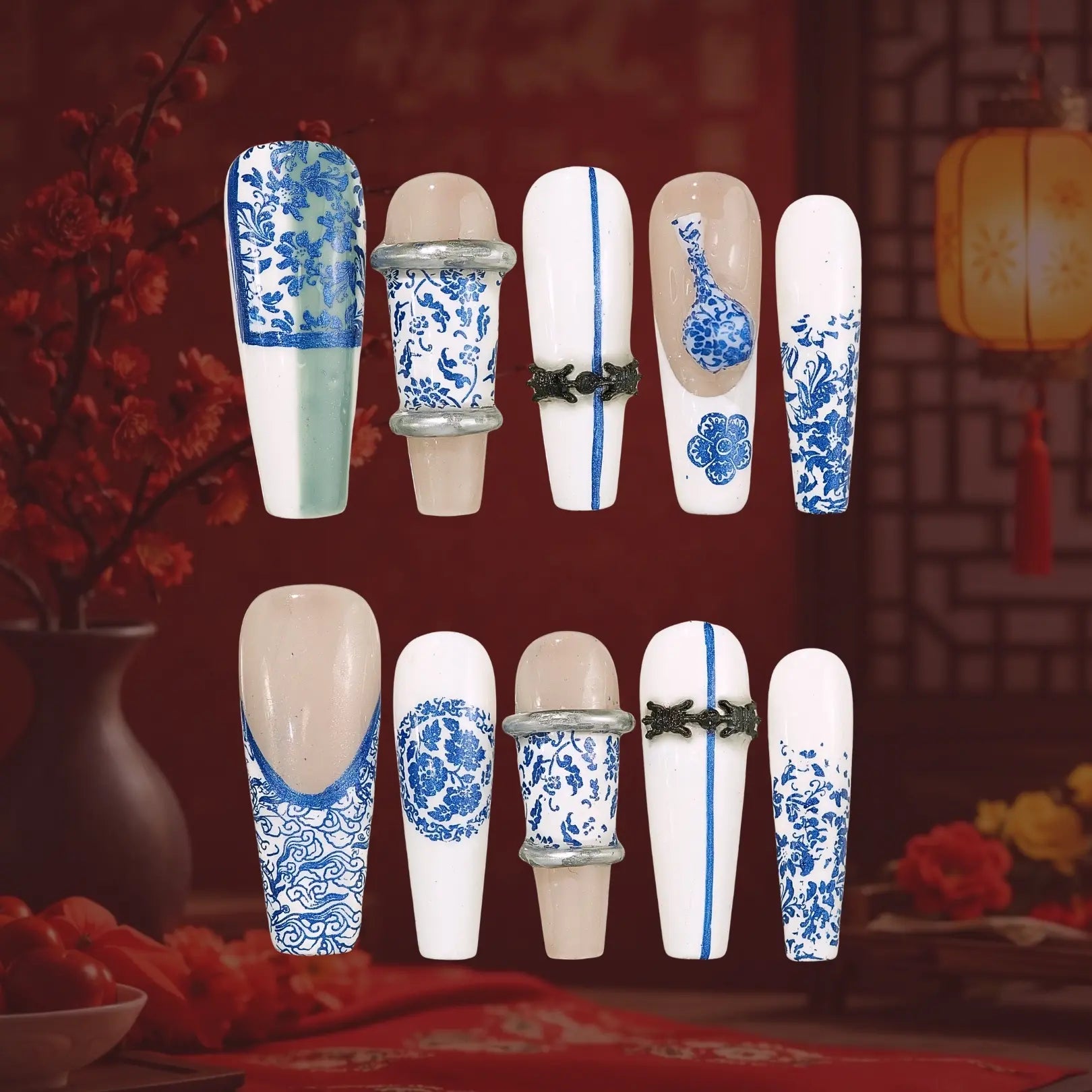 Qinghuaci_-_ErsaNails_PressOnNails_1 Qinghuaci - Image 1