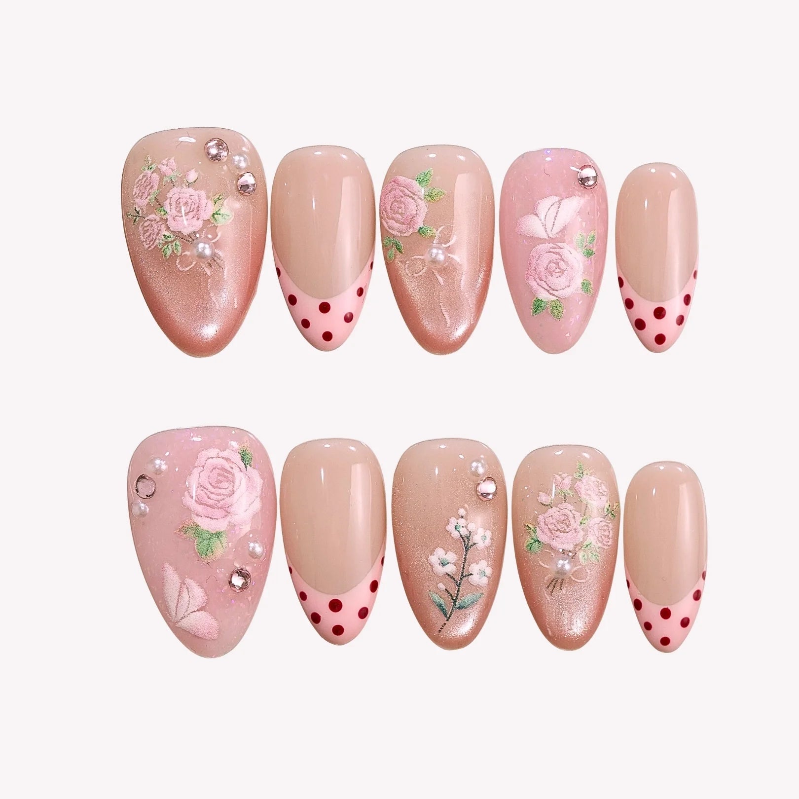 RosyDaydream-ErsaNailsPressOnNails_1 Rosy Daydream - Image 1