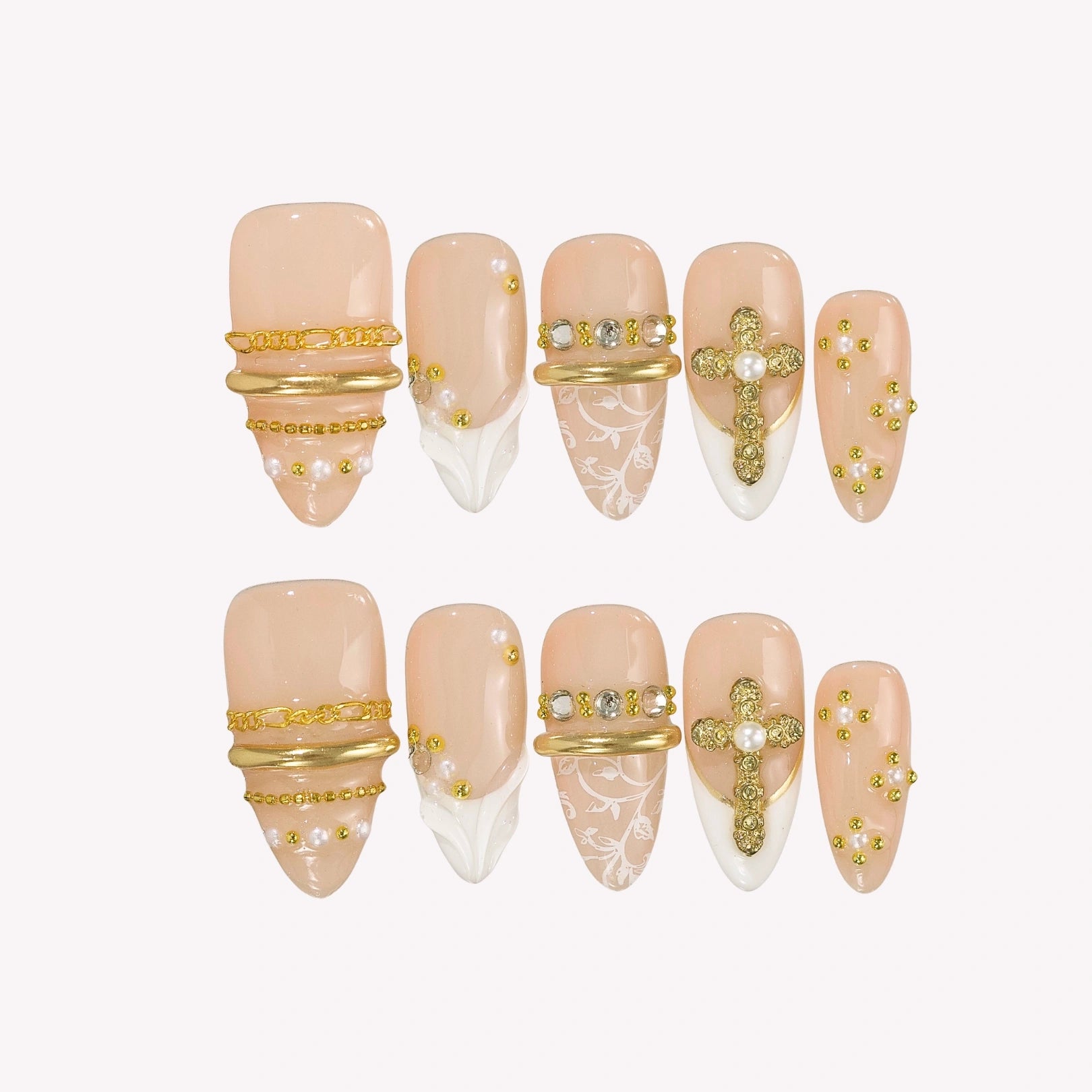 SaintGlow-ErsaNailsPressOnNails_01 Saint Glow - Image 1