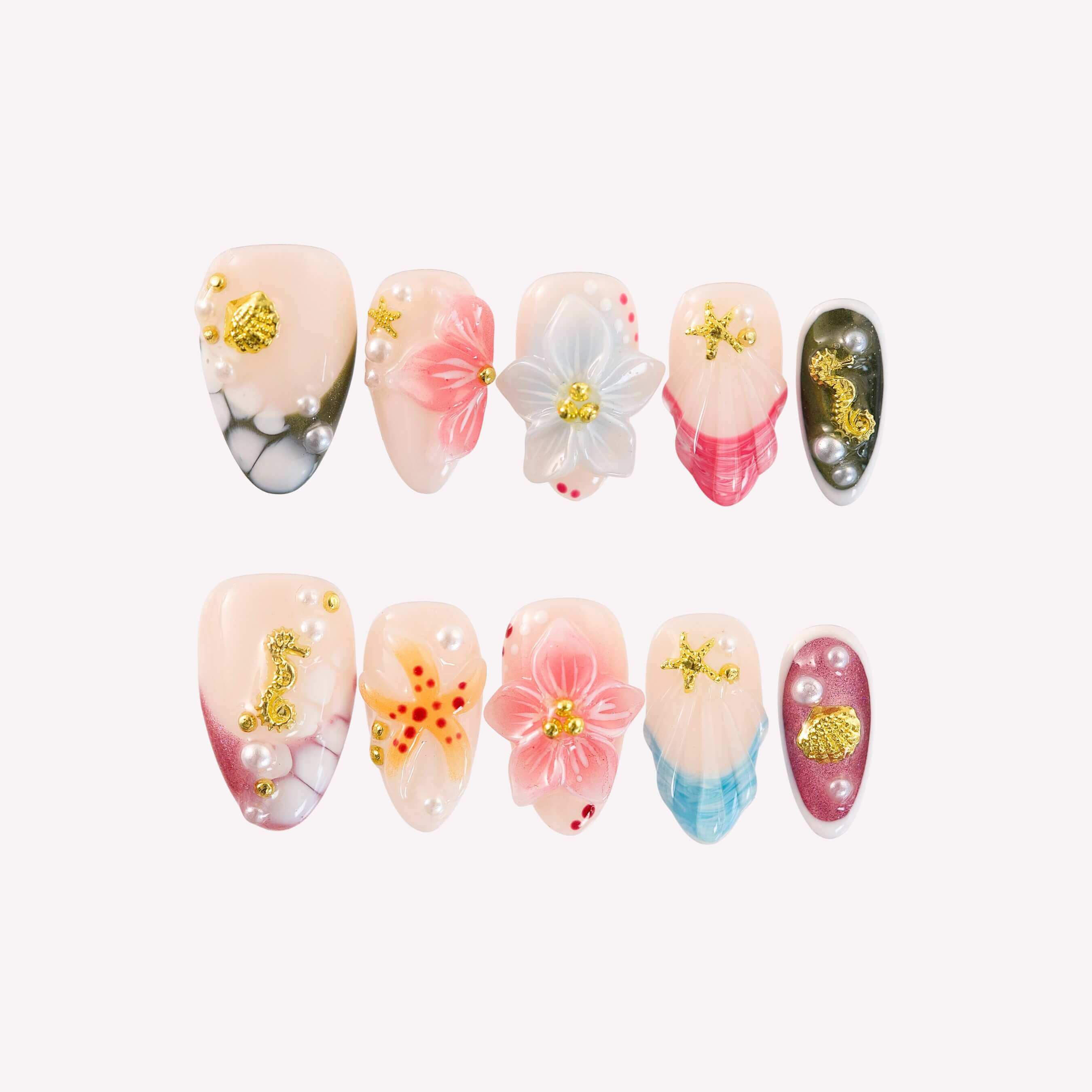 Sea_Vivid_-_ErsaNails_PressOnNails_1_66595b7c-6dbb-4630-a362-fe4592c9b5aa Sea Vivid - Image 1