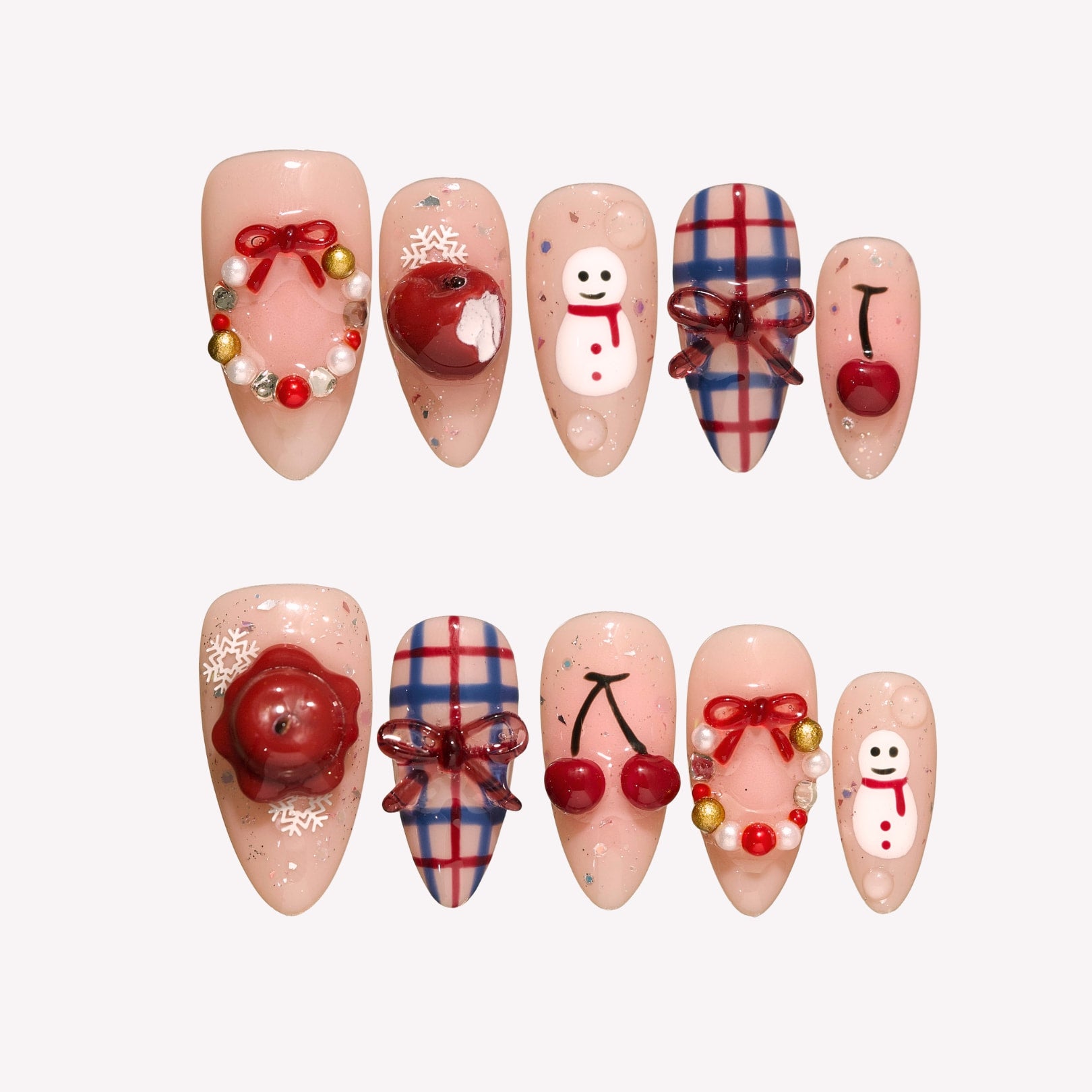 SnowAngel-ErsaNailsPressOnNails_1 Snow Angel - Image 1