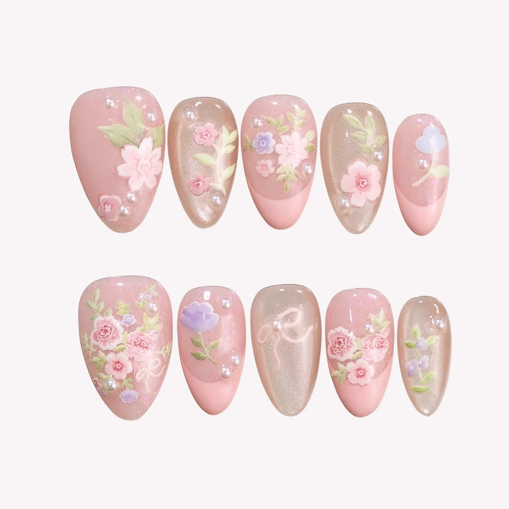 SoftRomance-ErsaNailsPressOnNails_1 Soft Romance - Image 1